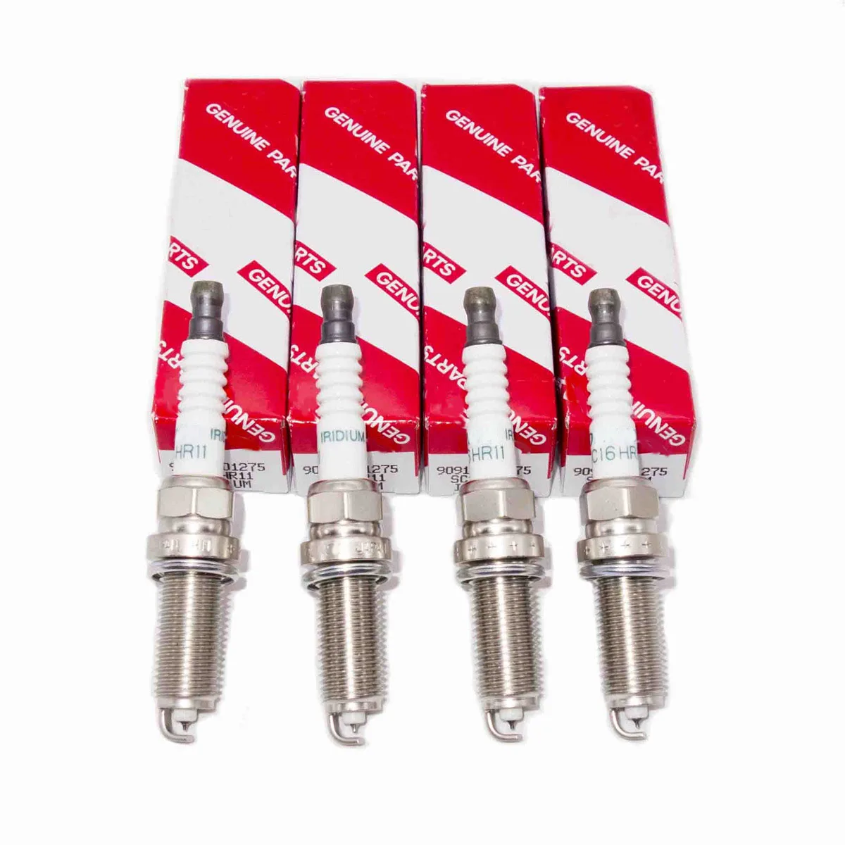 4 шт. оригинальные Иридиевые свечи зажигания для Toyota OEM #90919-01275 SC16HR11 3444 90919 01275 |