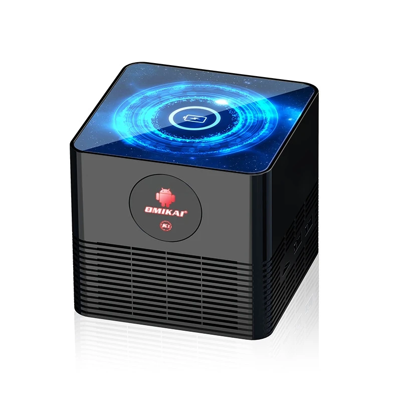 

OMIKAI K1 TV Box TV Player Android 10.0 6K HD Smart TV Network Set-Top Box 4+32GB with Wireless Charging(EU Plug)