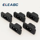 Новинка, Лидер продаж, AC250V 2.5A 5 шт. 2-контактный IEC 320 C8 с винтовым креплением гнездо входа