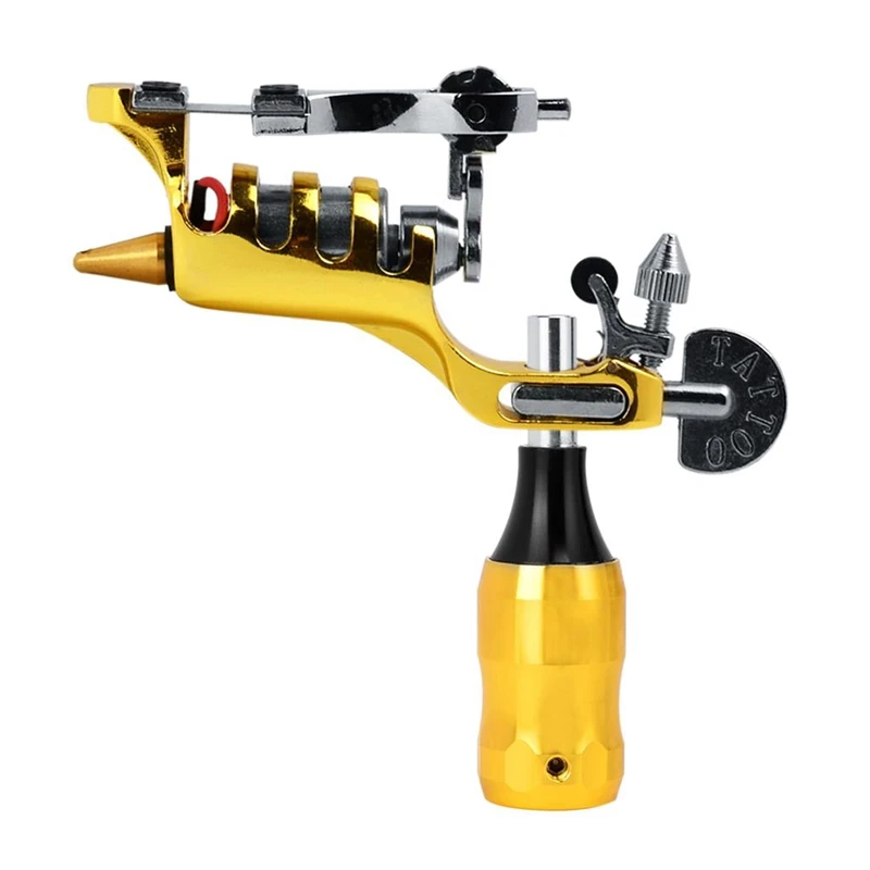 

Rotary Motor Tattoo Machine Grip Handle Set for Shader Liner Gold