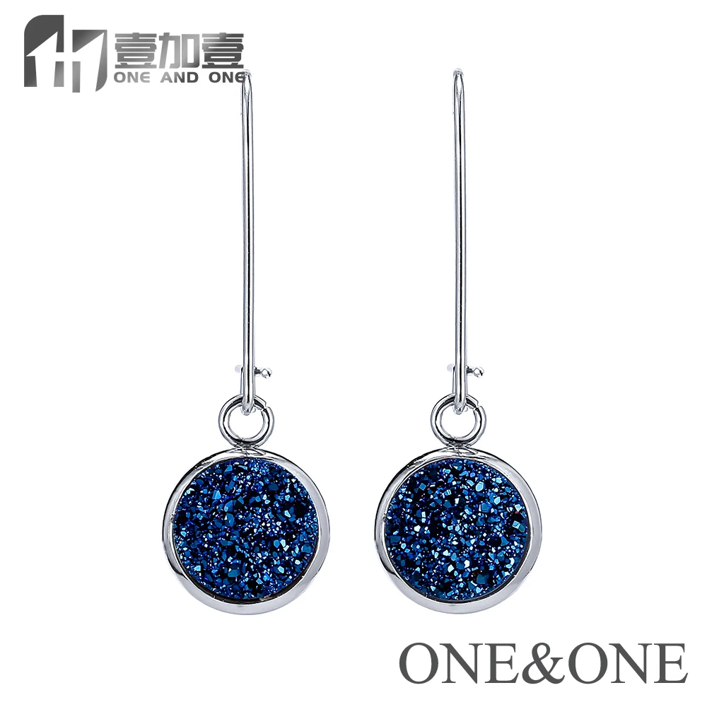 Женские серьги капельки из розового золота 10 мм|drusy earrings|earrings naturalearrings earring |