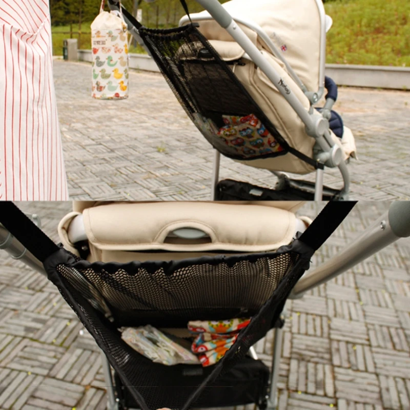 

Practical Baby Infant Stroller Mesh Bottle Diaper Storage Organizer Bag Holder