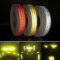 2 5cmx50mroll reflective tape waterproof high visibility hazard caution safety warning sign for truck auto vehicle car