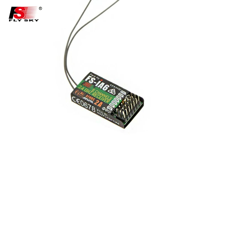 FLYSKY FS iA6 2 4G 6CH AFHDS приемник для i10 радиоуправляемый самолет i6 FPV гоночный Дрон