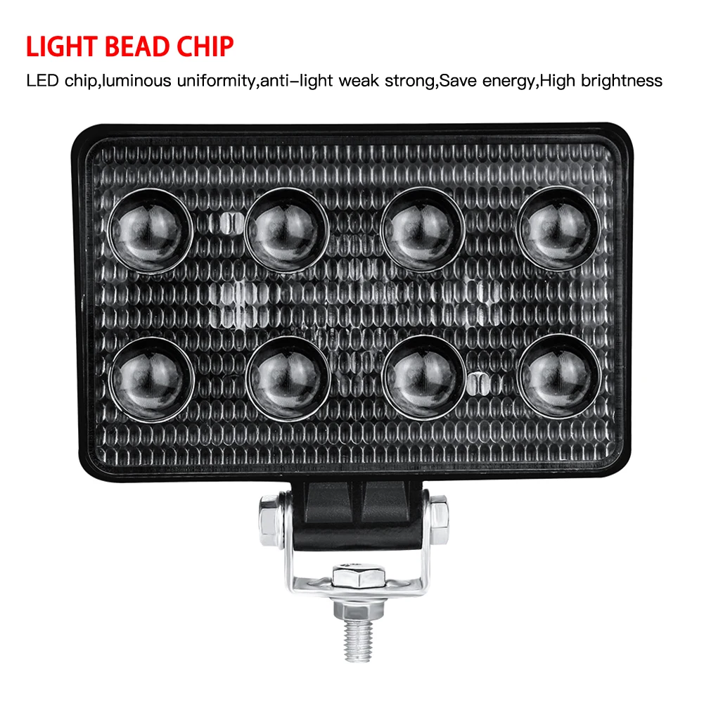 Круглые светодиодные фонари 24 Вт для внедорожника 12/24 В|Световая рейка/рабочее