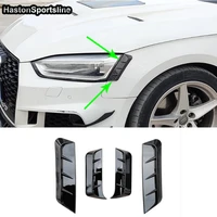 4pcsset a5 b9 front lamp with rear light eyelid eyebrows decoration for audi a5 s5 s line 2017 2019 car accessories