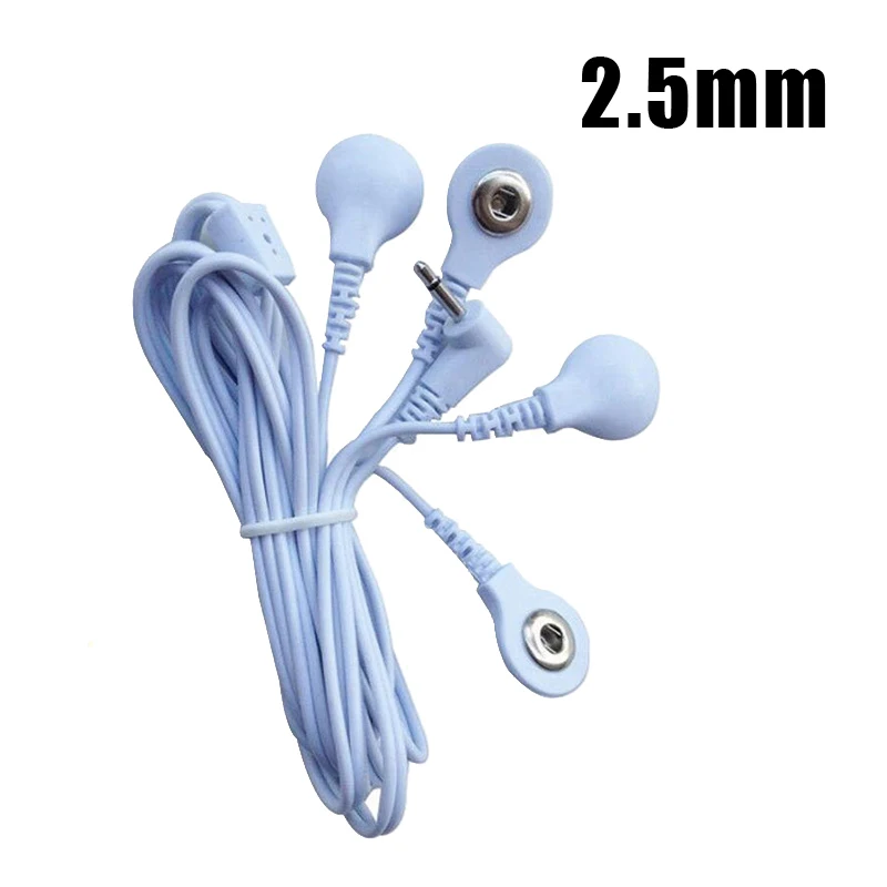 Сменные электродные свинцовые провода соединительные кабели 2 5/3 5 мм вилка для TENS