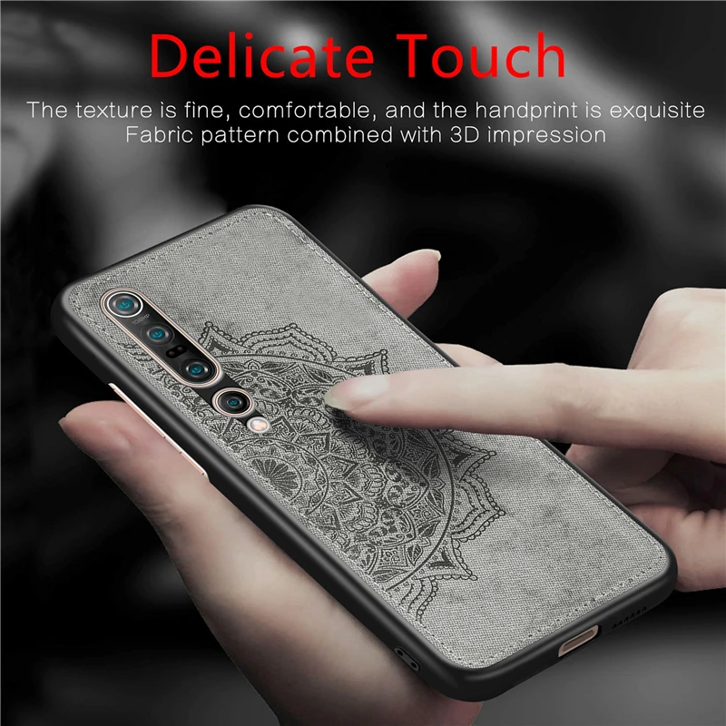 

For Xiaomi Mi 10 Pro Case 3D Luxury Cloth Fabric Cover Anti-knock Funda Case For Xiaomi Mi 10 Pro Cover For Xiaomi Mi 10 Pro