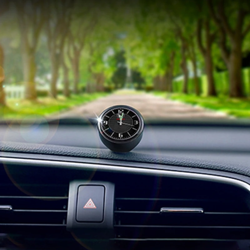 Mini Car Clock Quartz Analog Stick-On Dashboard Time Clip-on Air Vent Watch for Decorations | Автомобили и мотоциклы