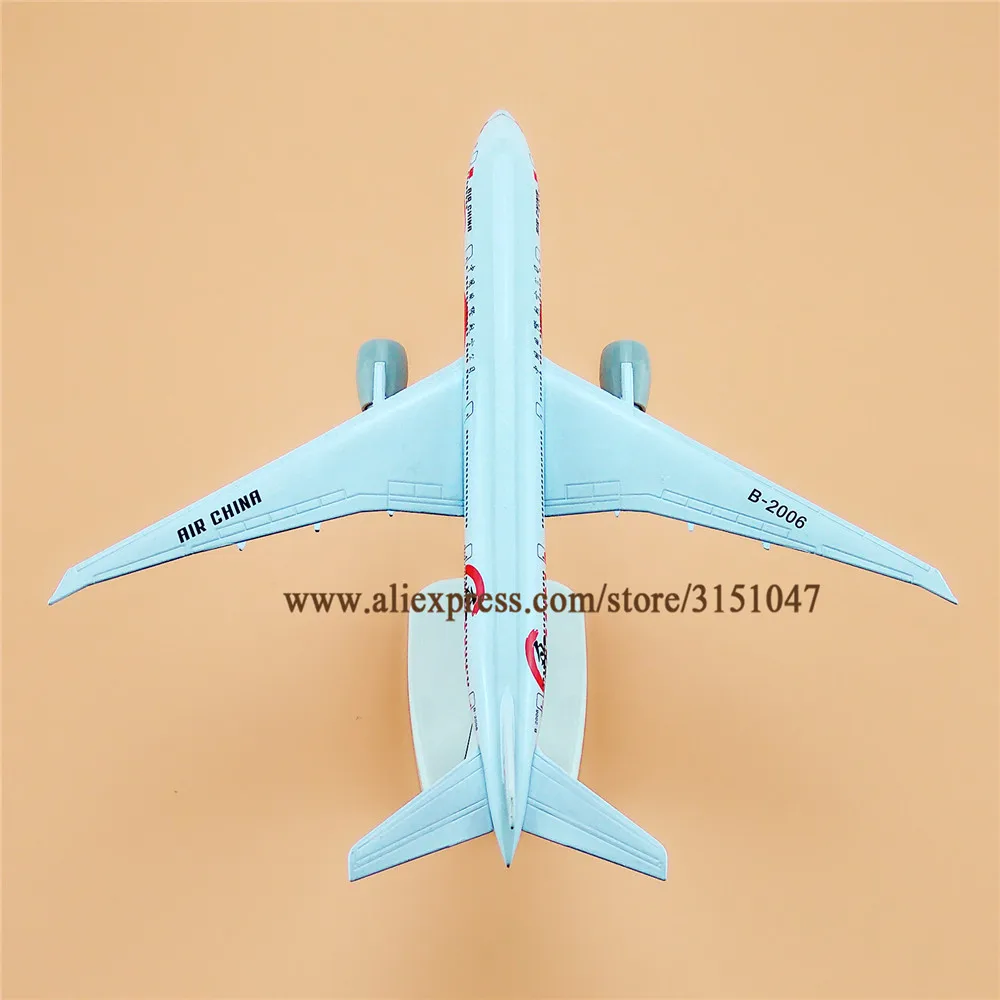 20 см Air China Boeing 777 B777 Airlines модель самолета из сплава металла литья под давлением