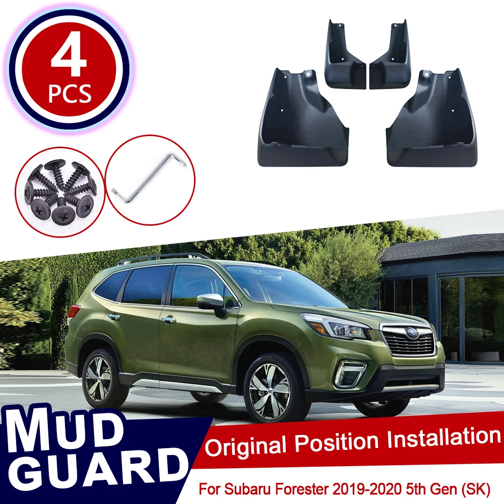 Брызговики для Subaru Forester SK 2019 2020 брызговики от грязи щитки колес автомобиля