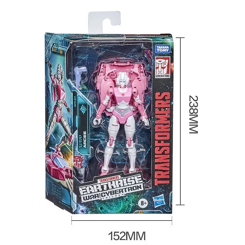 

12CM Hasbro toys Transformers Toy robot Anime characters Arcee Action Figure Toys Deformation Anime Model Kid toy robot
