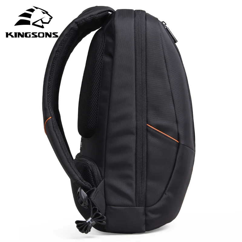 Kingsons KS3019W, яркий черный рюкзак для ноутбука, мужской повседневный рюкзак, дорожная сумка, школьные сумки, 15,6 дюймов, женский рюкзак, Mochila Feminina