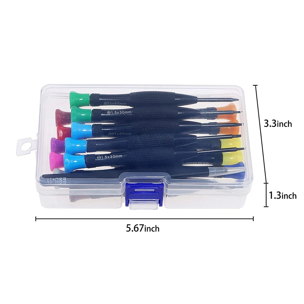 

18Pcs/set Screwdriver Set Precision Screw Driver Bits Tweezers Mobile Phone Repair Screwdrive Tools Maintenance Disassembly Kit