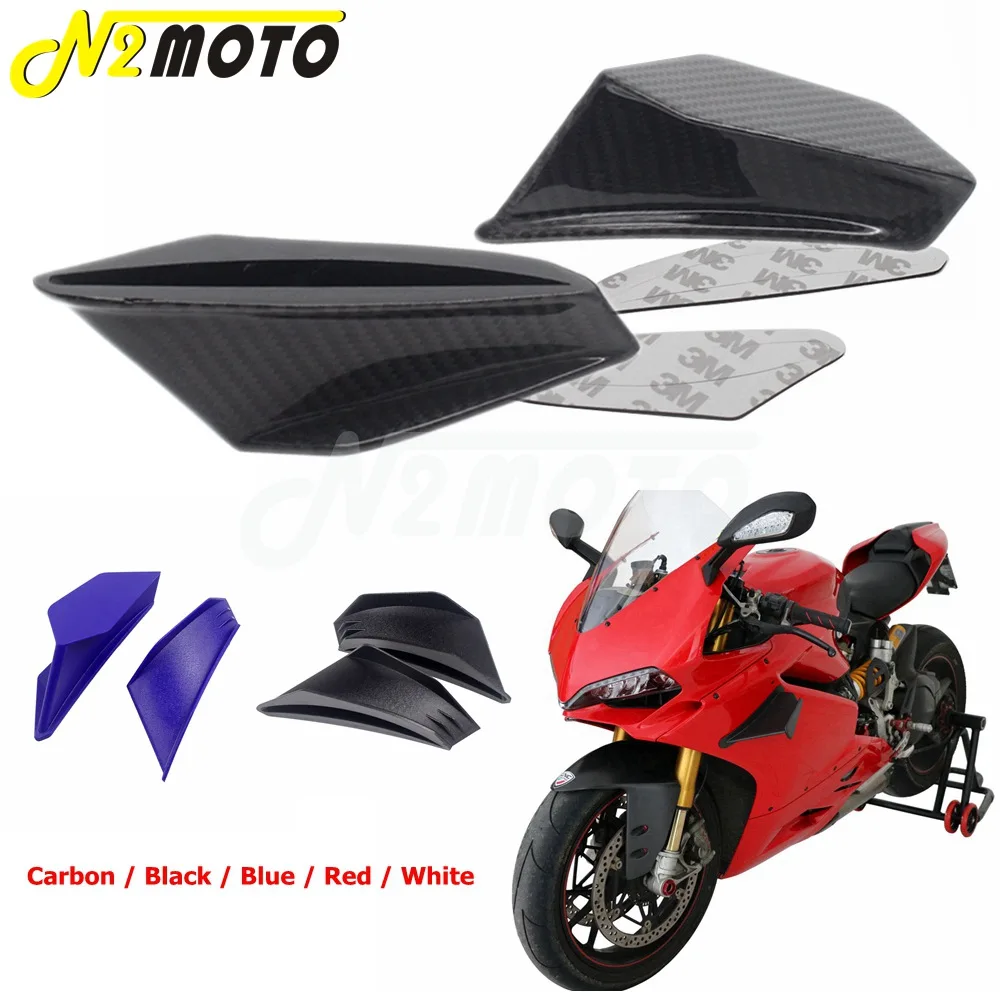 Aerodynamic Winglet обтекатель спойлера Downforce Side Fixed комплект крыла для Супербайк Ducati 959 1198