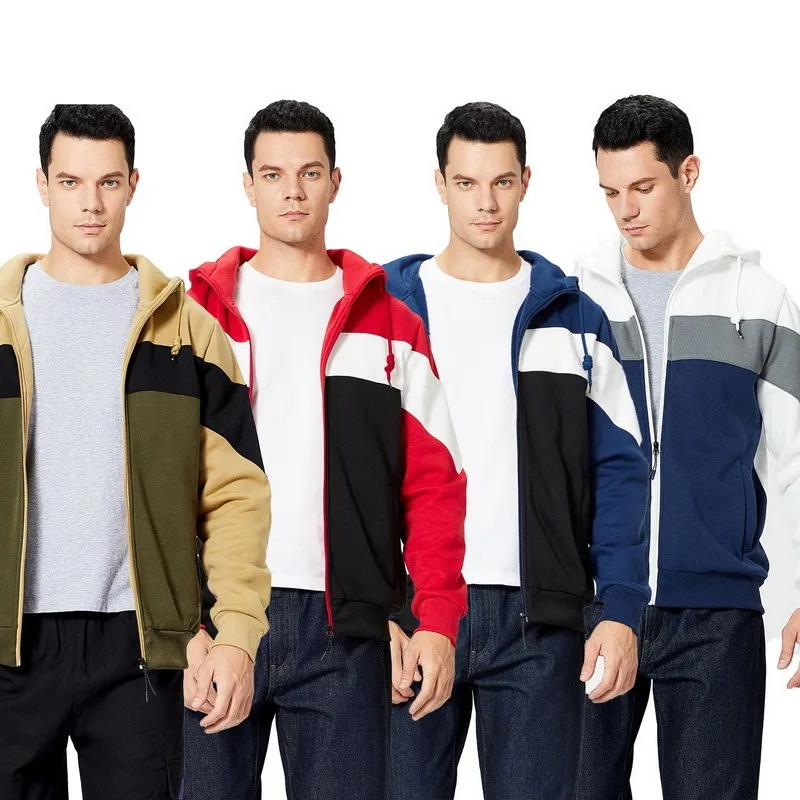 

Толстовка мужская оверсайз с капюшоном, флисовый свитшот в стиле пэчворк, модная Толстовка в стиле хип-хоп, одежда для пар, спортивная одежд...