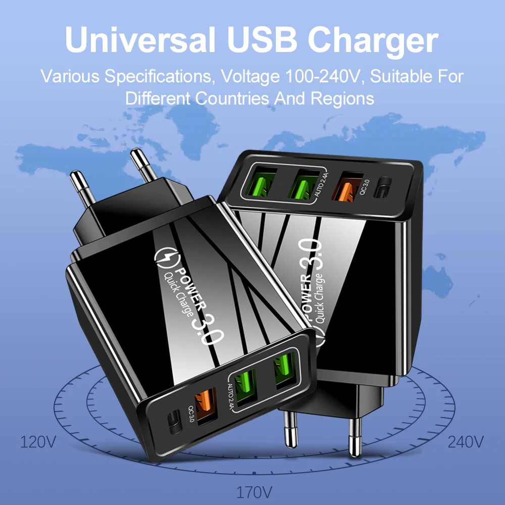 pd 20w usb type c charger for iphone 12 11 pro x xs xr 7 airpods ipad huawei xiaomi lg samsung eu plug adapter fast phone charge free global shipping