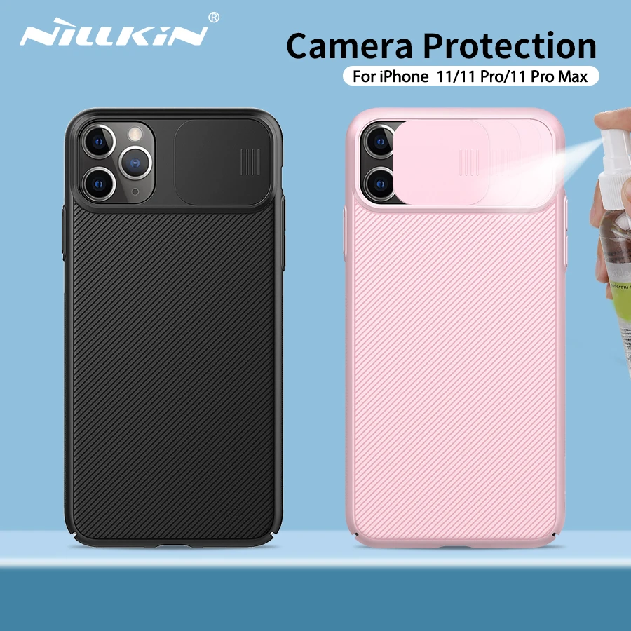 Чехол NILLKIN для iPhone 11 Pro чехол слайдер защиты камеры iphone 2019 задняя крышка Max