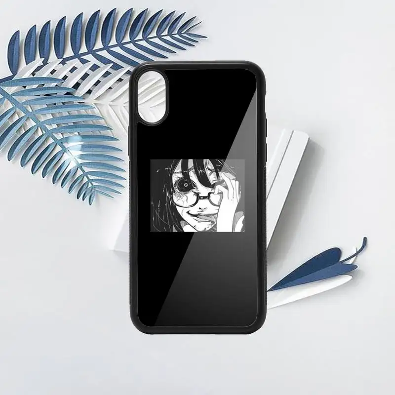 

Japanese horror comic Aesthetic art luxury design Phone Case cover PC for iPhone 11 12 pro XS MAX 8 7 6 6S Plus X 5S SE 2020 XR