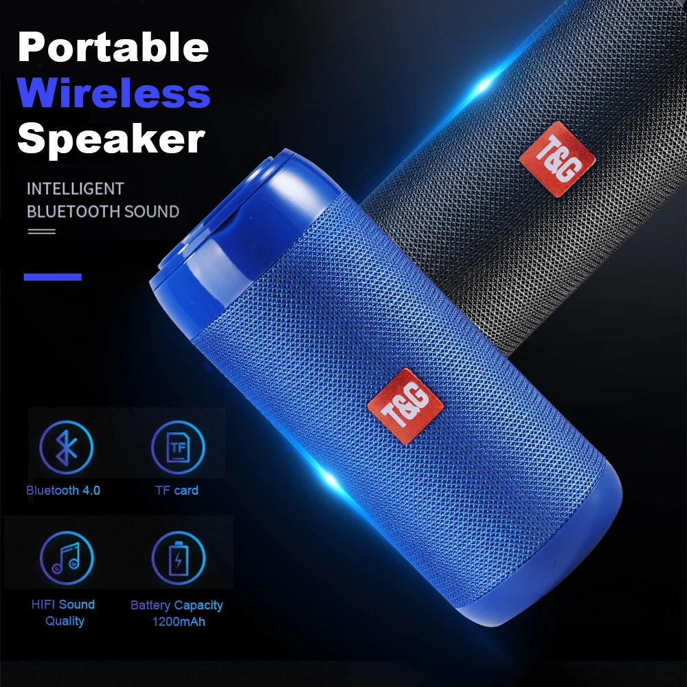 Bluetooth Колонка TG113C с поддержкой FM радио TF карты AUX кабеля|Портативные колонки| |
