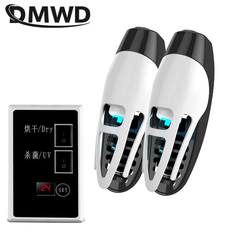 

DMWD Electric UV Shoes Sterilization device Deodorant Shoes Dryer Sterilization Timing Function Shoes Feet Drying Warmer Heater
