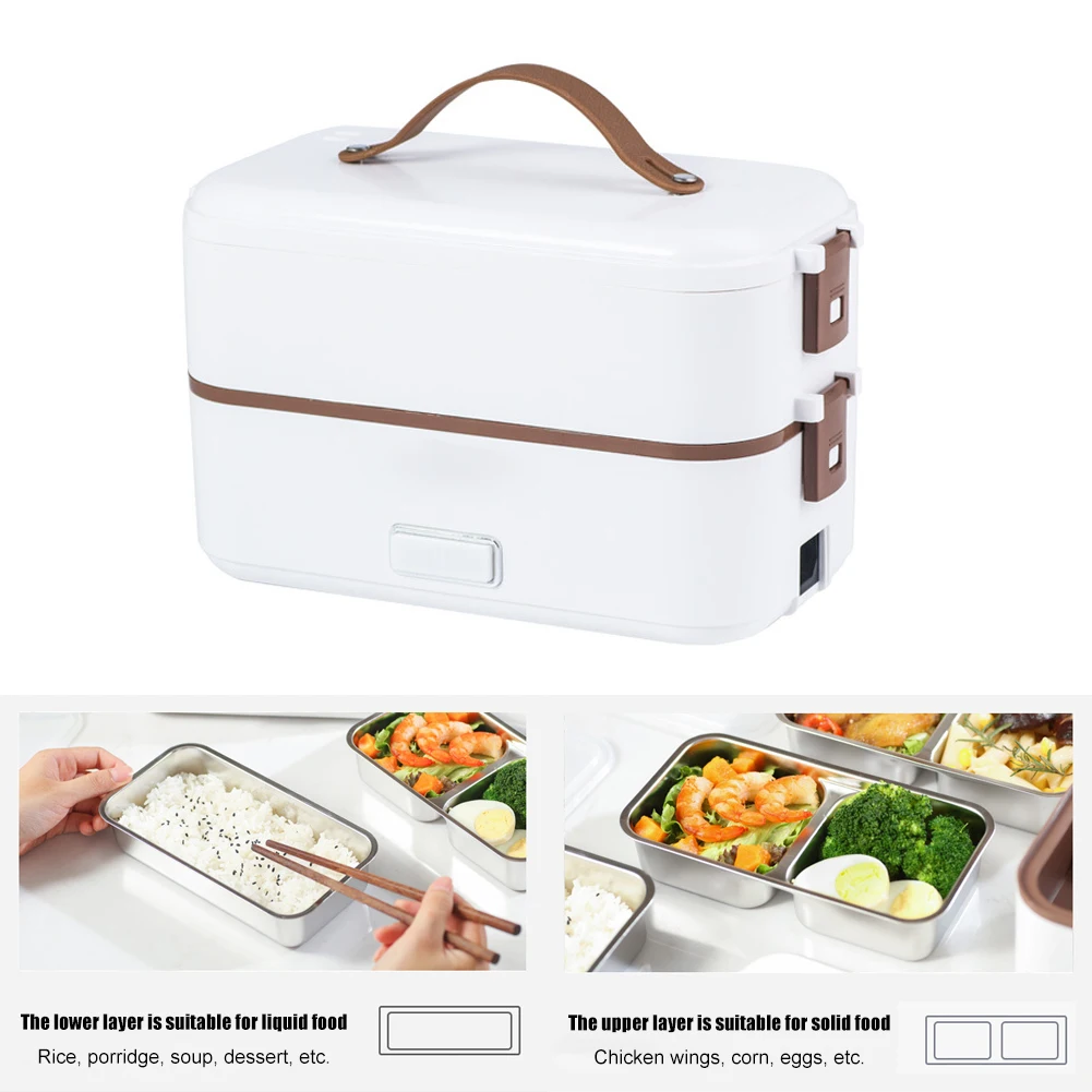 Домашний электрический Ланч-бокс 300 Вт 220 В контейнер для подогрева пищи