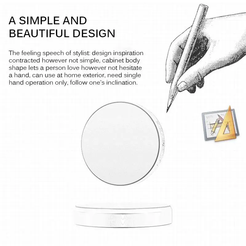 Портативный автомобильный магнитный держатель AOZBZ с круглой пластиной Магнитная