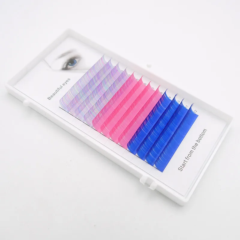 Новые Накладные ресницы C/D0.07/0.1mm 8/15mm королевский