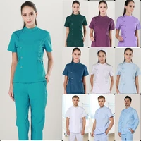 medical clothing nurse scrubs set uniform women men workwear odontologia uniforme enfermera mujer jaleco feminino enfermagem