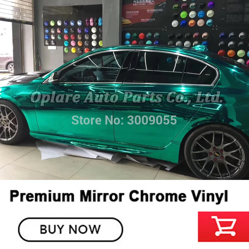 Высококачественная мятно-хромированная виниловая пленка для обертывания