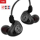 Гибридные металлические наушники-вкладыши TRN V90, 4BA + 1DD, Hi-Fi монитор, для бега, спорта, наушники, гарнитура, 2-контактный разъем, BA5ST1V80