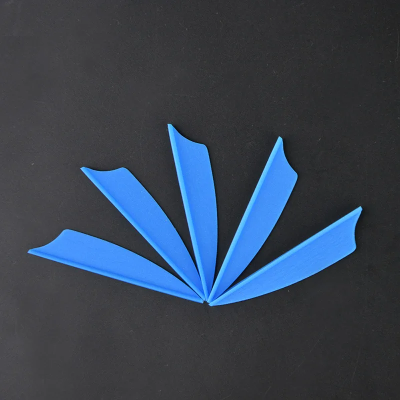 50/100 шт. 2 дюйма стрелы для стрельбы из лука перышки резиновые лопасти DIY