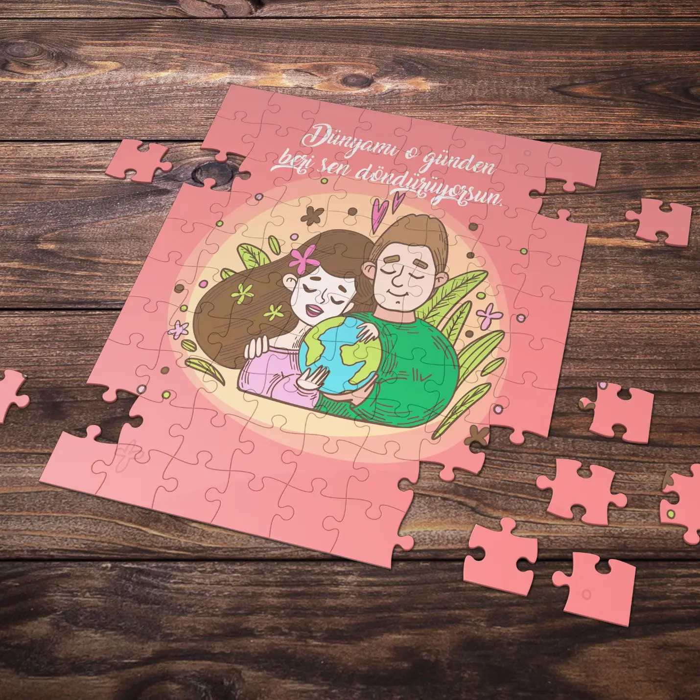 

99 piece Romantic Design Puzzle Jigsaw No12