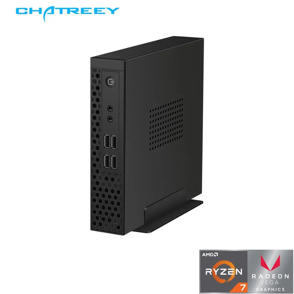 Chatreey S1 Мини ПК AMD Ryzen R3 3200G R5 3400G dual sodimm DDR4 core i3 9100 i5 9400 ITX настольный компьютер тонкий клиент