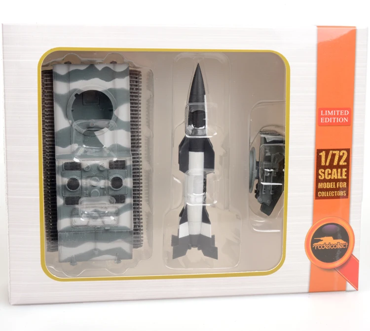 

As72121 1 / 72 German World War II V4 tactical missile launcher finished tank model