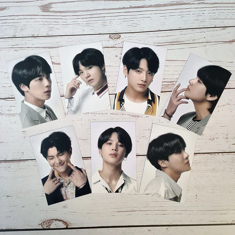 

Популярная Группа Kpop Bangtan Boys, фото-карточка, ломо-карточка, корейский модный постер для мальчиков, картинки, подарки, фото-печатная карточка, ...