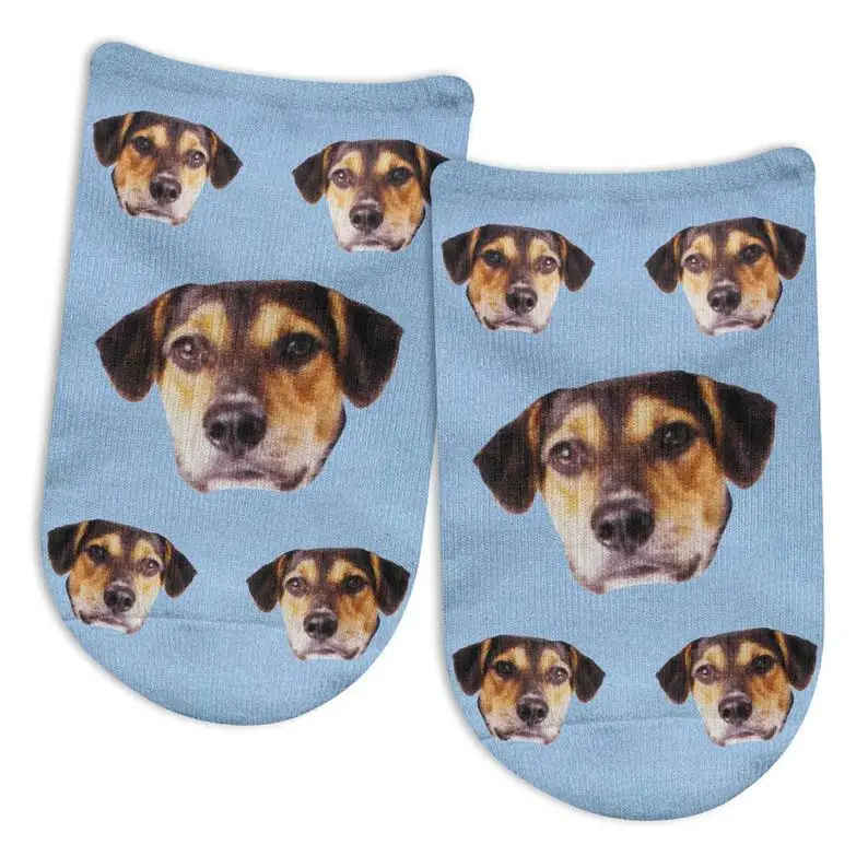 Пользовательские лица фото носки забавный подарок персонализированные