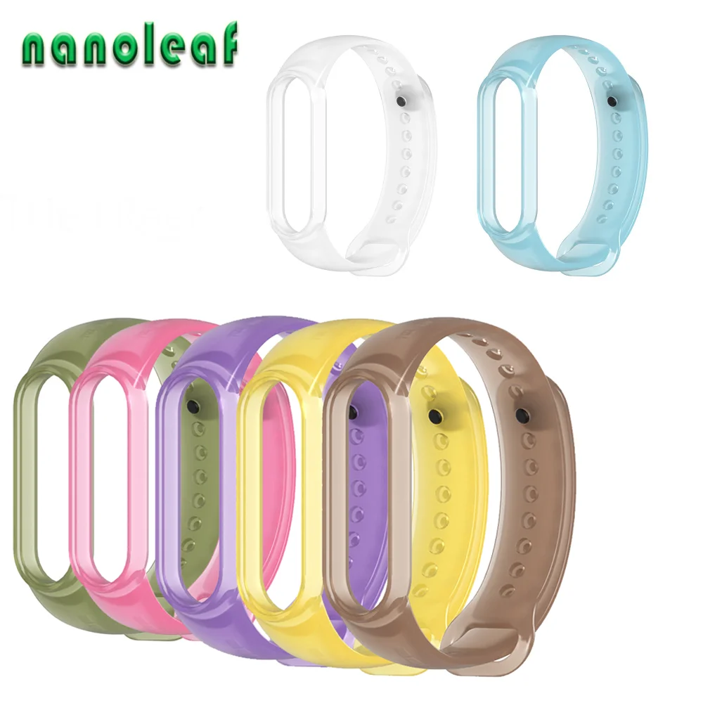 

Sports Wristband For Xiaomi Mi Band 5 Rubber Watchband Colorful Strap Soft Breathable Replacement Silicone Wristband