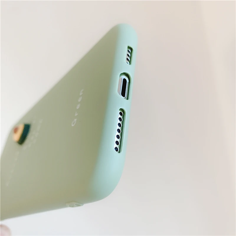 Чехол для телефона LOVECOM с 3D фруктами авокадо персик iPhone 11 Pro Max XR X XS 7 8 6S чехол