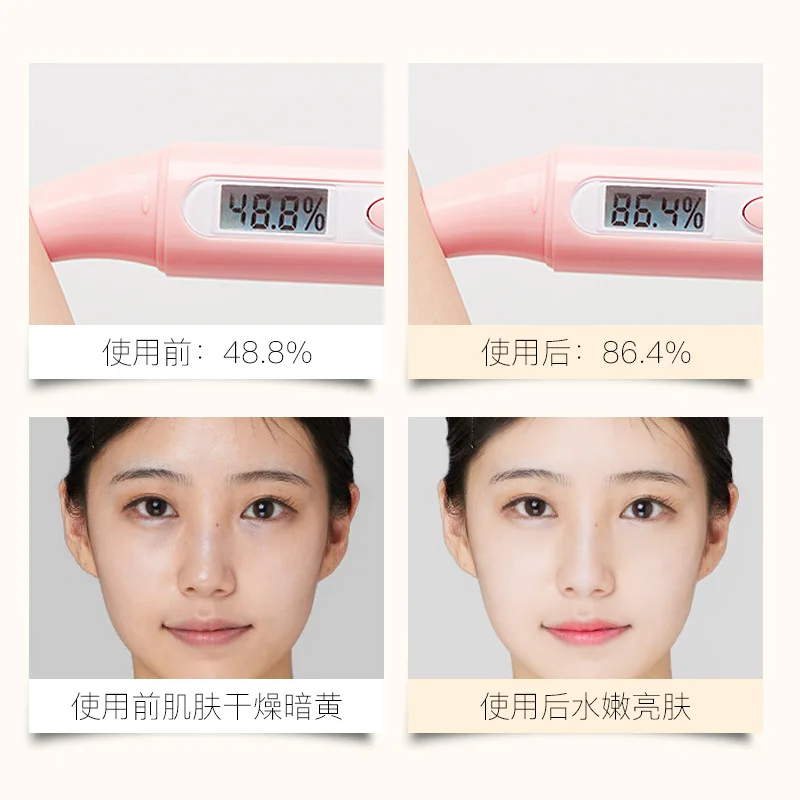 OneSpring 10 шт./компл. черная маска для лица с гиалуроновой кислотой украшением в виде