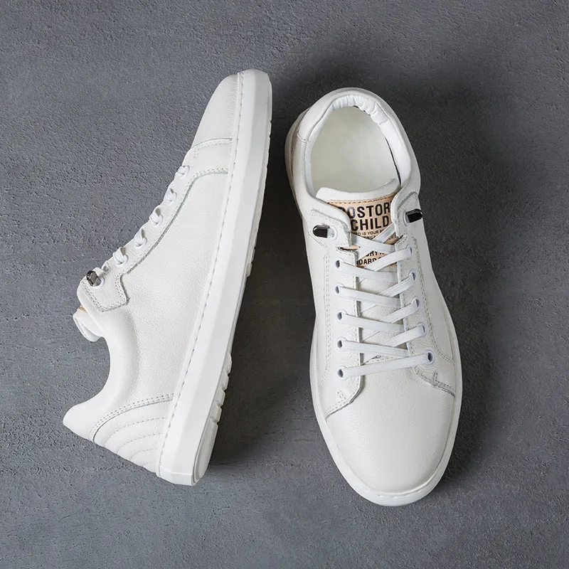 

Men Flats Shoes Spring Autumn Casual Imitation Leather Flat Shoes Lace-up Low Top Male Sneakers Tenis Masculino Adulto Shoes !
