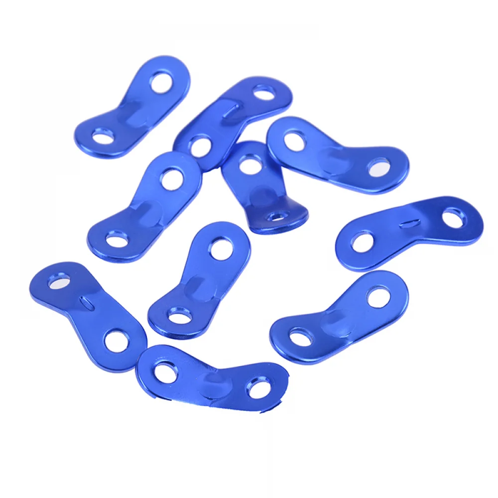 

10/20pcs/lot Outdoor Camping Aluminum Alloy Cord Runners Rope Tensioners Tent Guy Line Rope Tensioners