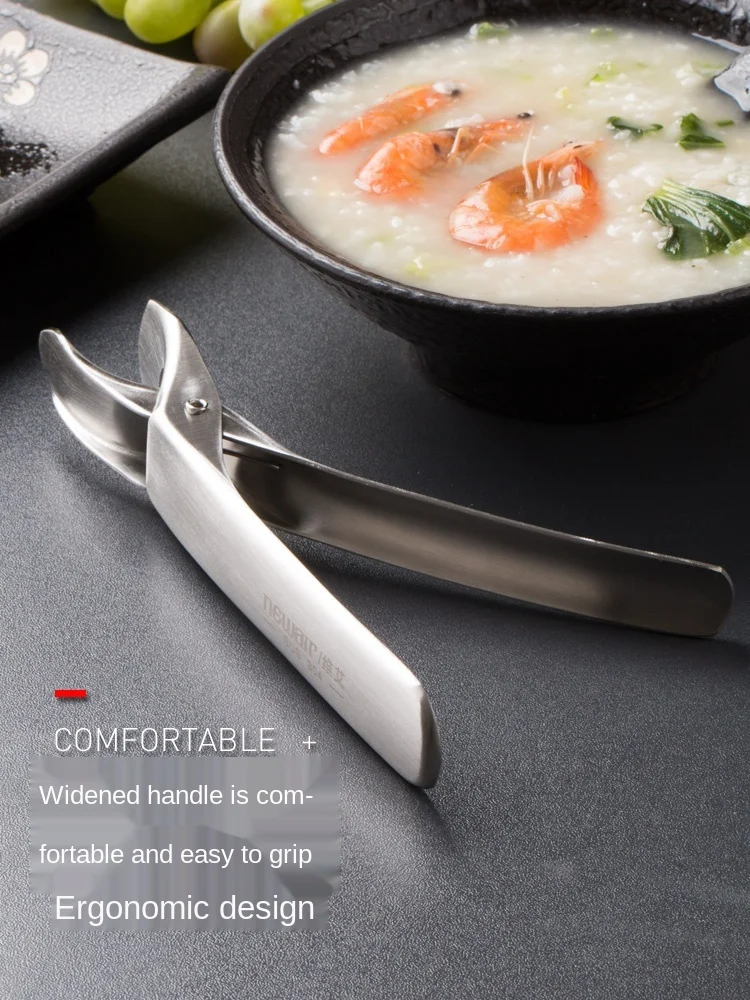 

304 Stainless Steel Anti-Scalding Clip Casserole Steamer Clip Dish-Grabbing Device Kitchen Tool Non-Slip
