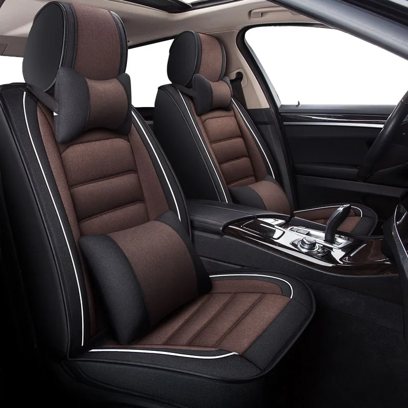 

KADULEE flax car seat covers For volvo xc30 xc40 xc50 xc60 v50 v40 c30 xc90 xc60 s80 s60 s40 v70 auto accessories seat covers