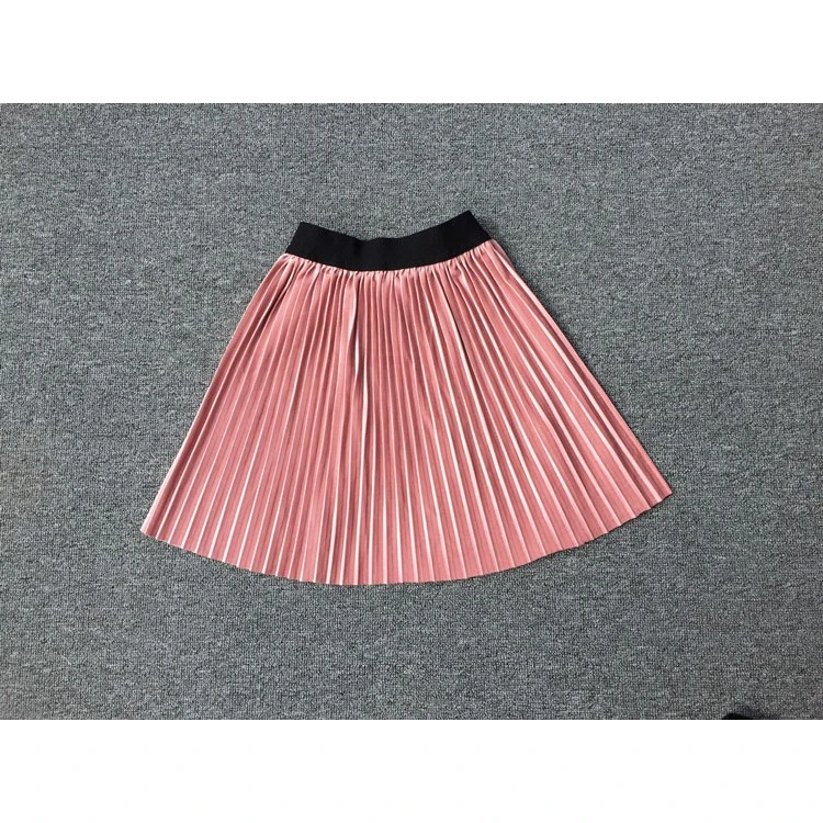 Модная детская плиссированная юбка для девочек |