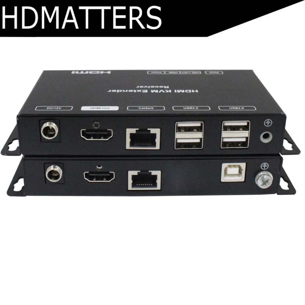 USB 1080P HDMI KVM удлинитель по cat5e/6 кабель до 100 м(2-полосная псу+ 4-USB порт+ 12V блокировки блока питания