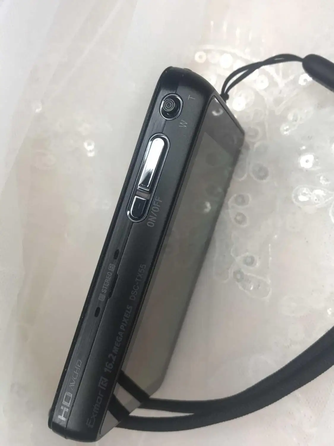 Б/у тонкая цифровая камера sony Cyber shot DSC TX55 16 2 МП с 5 кратным оптическим зумом и