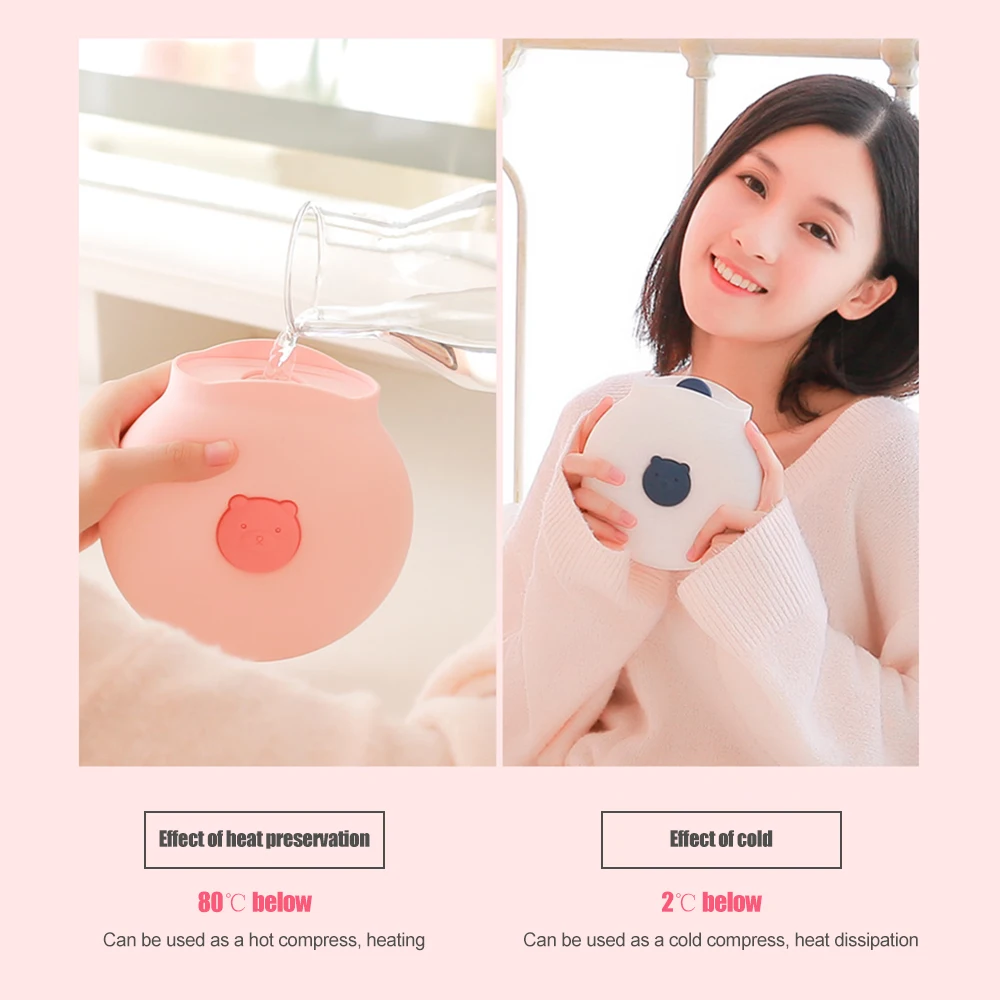 Горячая 560 мл сумка для горячей воды горячее и холодное двойное использование