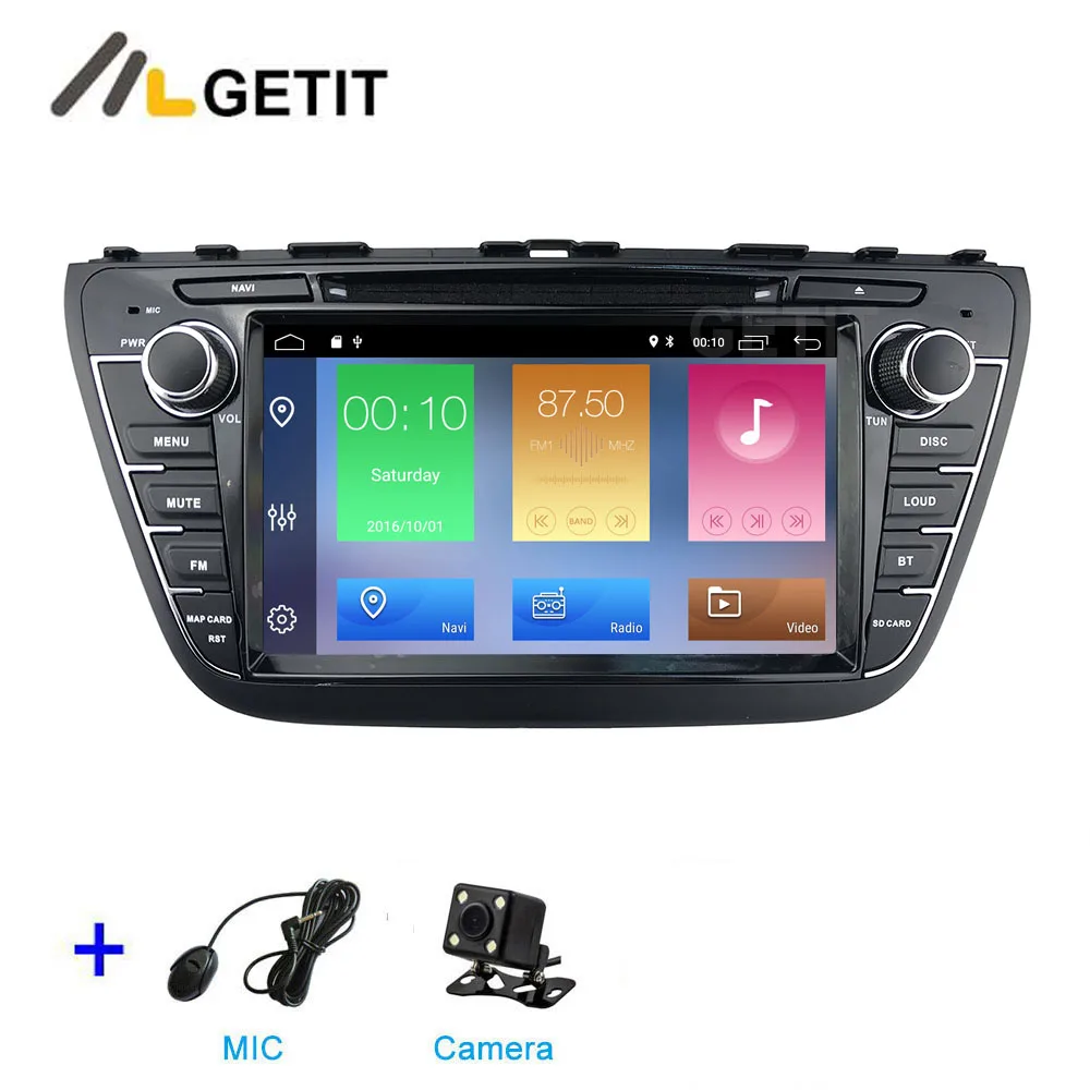 DSP 2G CAMERA DSP Android 9 автомобильный DVD для Suzuki SX4 S Cross Авто Радио Стерео gps Навигация Аудио Видео - Цвет: DSP 2G CAMERA