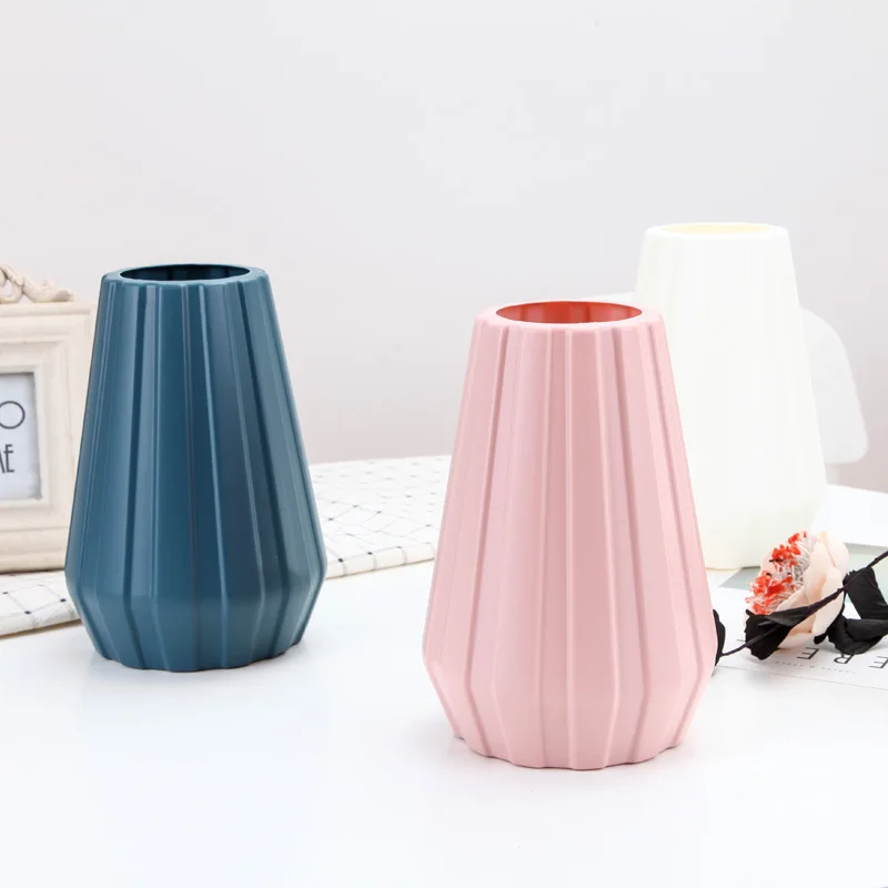 

Anti-keramik Vase Europischen-stil Zu Hause Dekorationen Kunststoff Shatter-bestndig Hochzeit Dekoration Getrocknete Blumen Echt